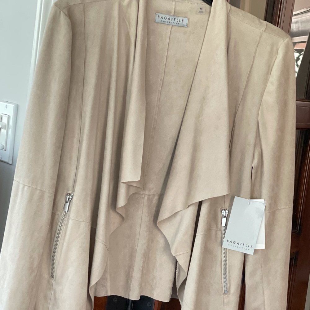 New! Bagatelle Collection Open Front Jacket-M - Picture 2 of 2